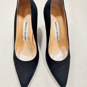 Manolo Blahnik Classic Black Heels